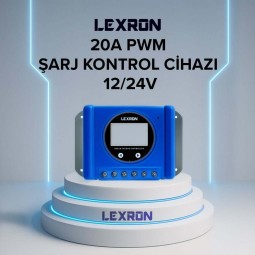 Lexron 20A Pwm Şarj Kontrol Cihazı Lexron 20A Pwm Şarj Kontrol Cihazı